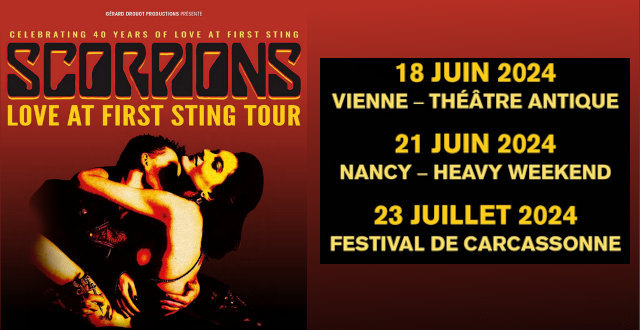 scorpions love at first sting tour france billeterie