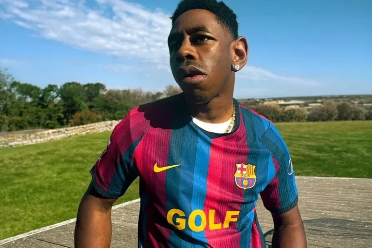 GOLF WANG signe une collection avec Spotify et le FC Barcelone pour El Clásico