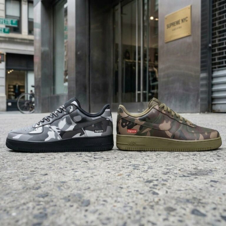 Supreme x Nike Air Force 1 Low Camo