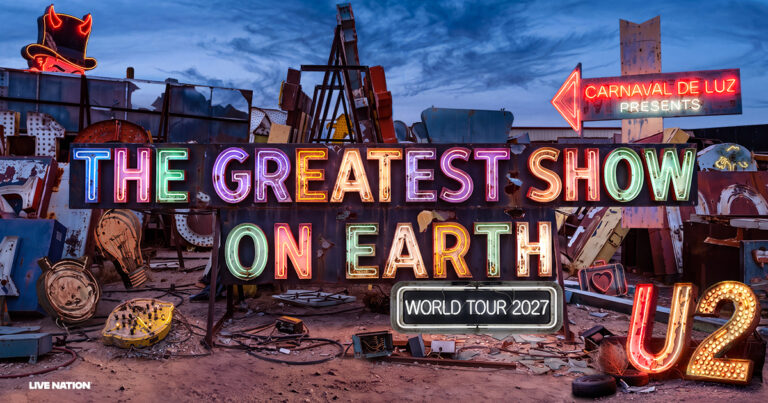U2 Share “The Greatest Show On Earth,” Announce First 2027 Tour Dates